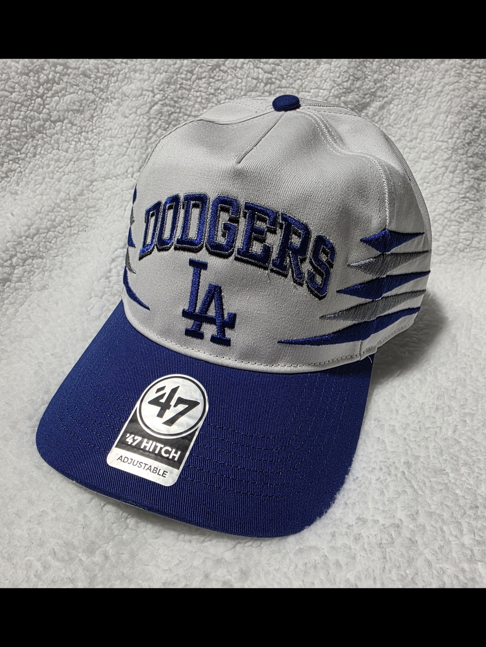Los Angeles Dodgers '47 Brand Two-Tone Snapback Hat - White & Royal Blue